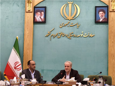 نشست معاون اقتصادی، معاونت توسعه روستایی ریاست جمهوری و معاون سازمان تات و رییس موسسه آموزش و ترویج كشاورزی